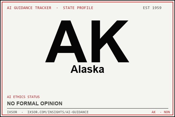 Alaska AI ethics guidance status badge — IXSOR