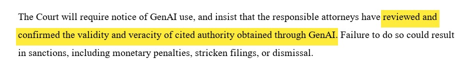 Representative text from Delaware AI ethics guidance, highlighted — IXSOR rendering