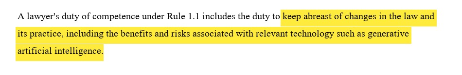 Representative text from Mississippi AI ethics guidance, highlighted — IXSOR rendering