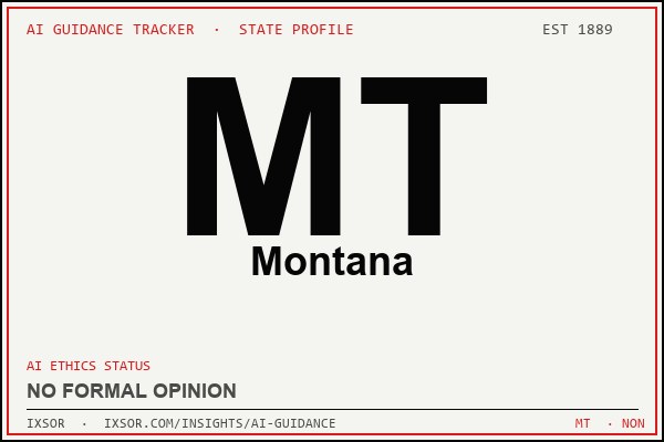 Montana AI ethics guidance status badge — IXSOR