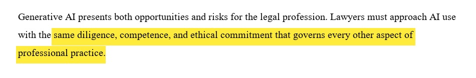 Representative text from Oregon AI ethics guidance, highlighted — IXSOR rendering