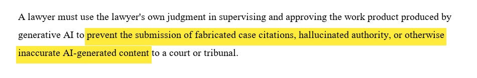 Representative text from Texas AI ethics guidance, highlighted — IXSOR rendering